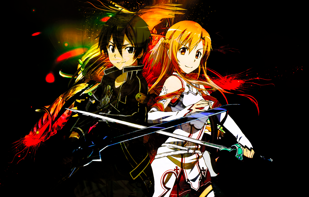 Sword art online - Kirito - Asuna by malta700 on DeviantArt